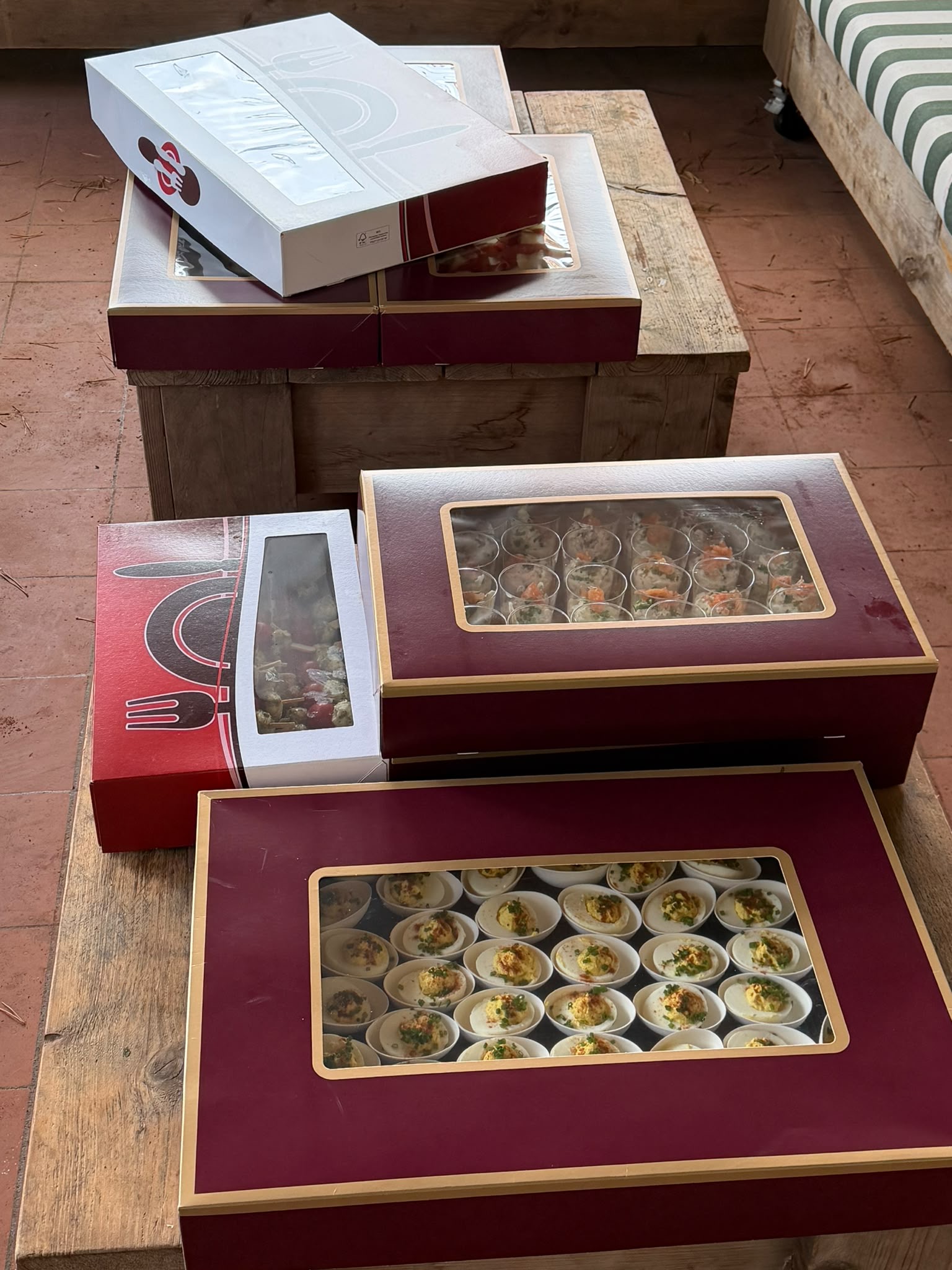 Cateringhapjes in dozen